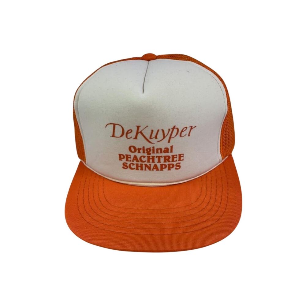 Vintage Peach Schnapps Trucker Snapback Hat
